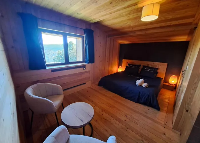 Le Belvédère, Vue Exceptionnelle Dans Les Hautes Vosges Chalet *